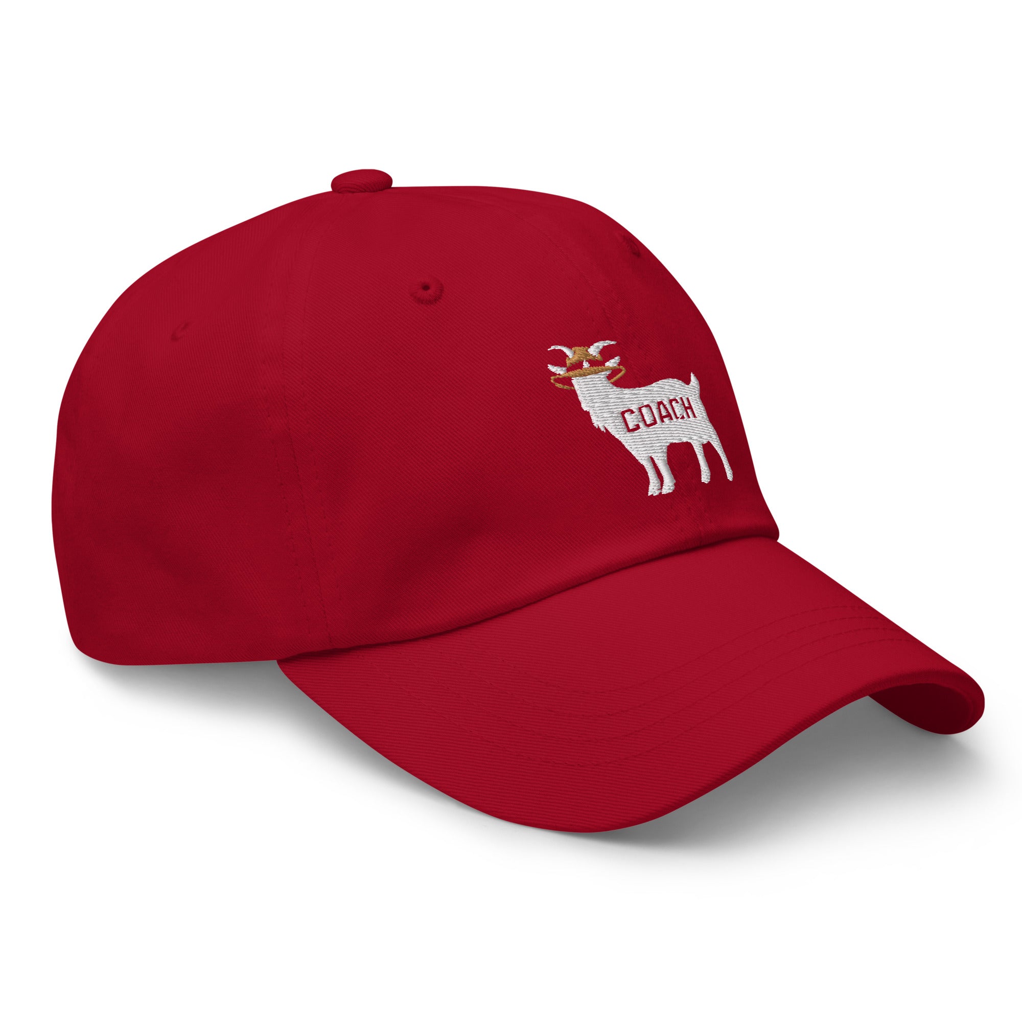 Coach GOAT Crimson Hat Alabama GOAT