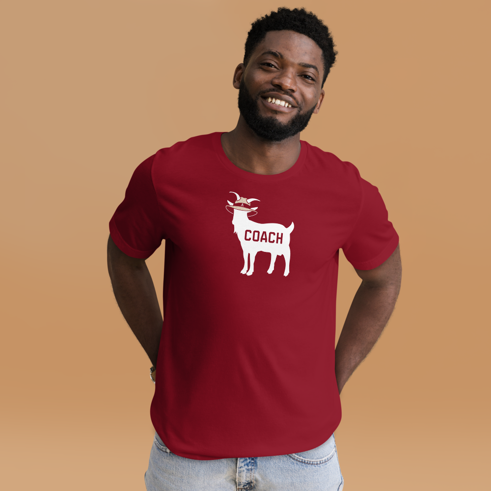 Coach GOAT Crimson Tee