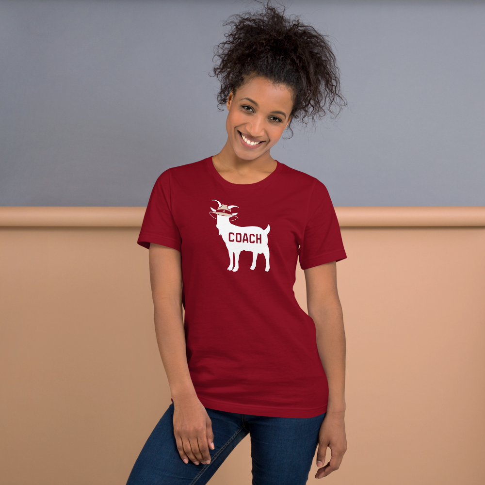 Coach GOAT Crimson Tee